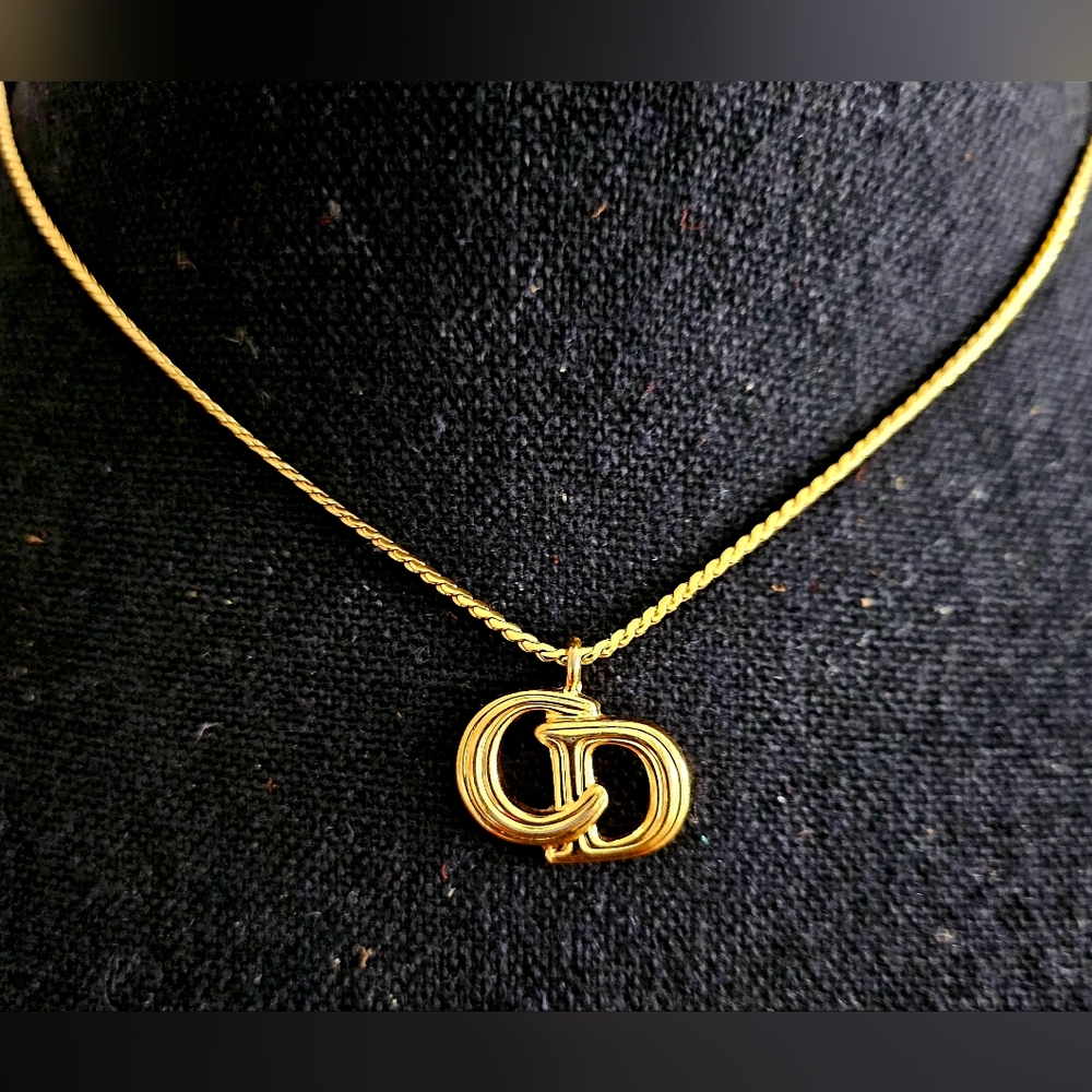 Dior CD Logo Necklace